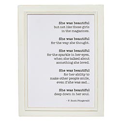 Framed Wall Sign - Beautiful Soul